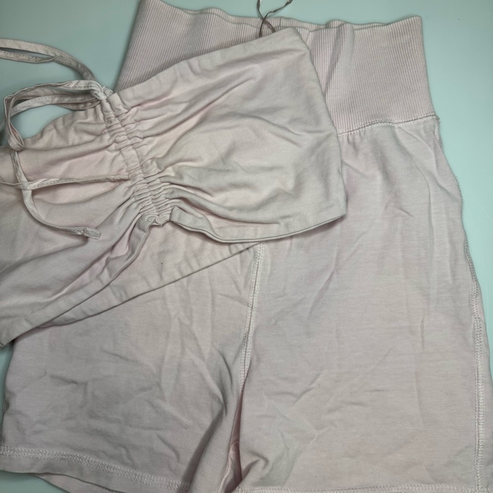 Zara Light Pink Two-Piece Set